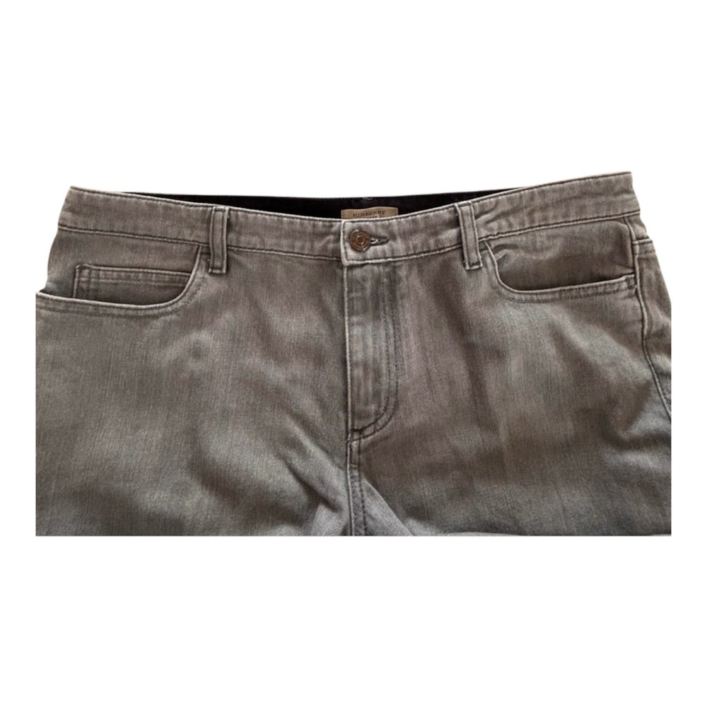 Burberry Light Gray Women’s Denim Pants - Sz 12 Like New - Picture 5 of 15